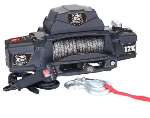 12k Standard Series Winch With Wire Rope Bulldog Winch