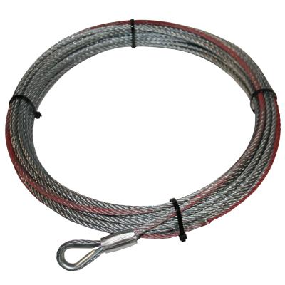 Winch Rope Wire for 15022 6k 6.4mmx55 Foot Gray Bulldog Winch