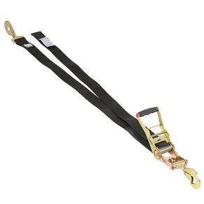 Ratcheting Tie Down Strap 2 Inch x 8 Foot 10K LB Breaking Strength Bulldog Winch