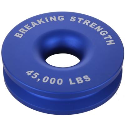 6.25 Inch Recovery Pulley 45,000 Breaking Strength for Synthetic Rope Bulldog Winch