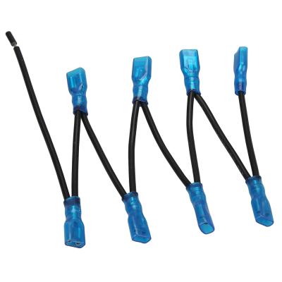 Switch Wire Multi Spade x 8 Black 16 AWG UL Bulldog Winch