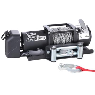 9800 Lb Trailer Winch 20 Foot Wired Controller Rope Bulldog Winch