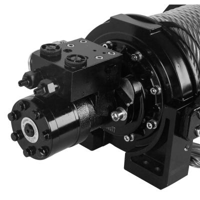 15000 Lbs Hydraulic Winch w/ 98 Feet Wire Rope Bulldog Winch