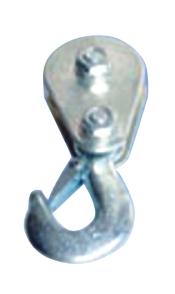 Pulley Block 4k BS 1.6k WLL Hook W/Clasp Bulldog Winch