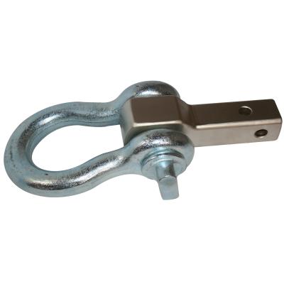 Big Dog Shackle 2x2 Inch Receiver Mount W/1-1/2 Inch Shackle Sliver Bulldog Winch