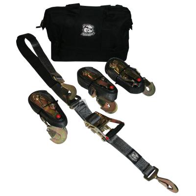 Ratching Straps Set of 4 Bulldog Winch