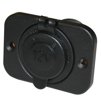 12v Power Socket 20A W/Cover and 3 Mounting Brackets Bulldog Winch