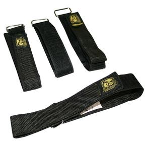 Storage Cinch Straps 4 Pcs Black Bulldog Winch