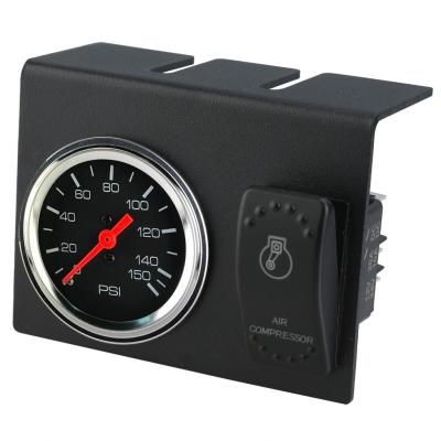 On Board Air Kit 145Psi 1.8Cfm 2.5 Gallon Air Tank In-Cab Gauge And Switch Bulldog Winch