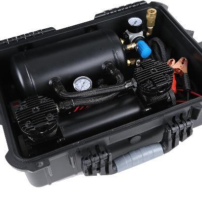 On-Board Air in Portable Case Bulldog Winch