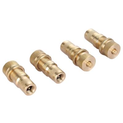 Automatic Tire Deflators Brass Set of 4 Bulldog Winch