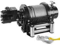 15000 Lbs Hydraulic Winch w/ 98 Feet Wire Rope Bulldog Winch