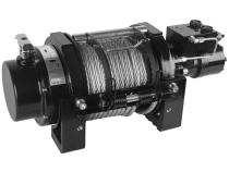 15000 Lbs Hydraulic Winch w/ 98 Feet Wire Rope Bulldog Winch