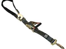Ratcheting Axle Strap 2 inchx10 Foot 10k LB BS Black Bulldog Winch