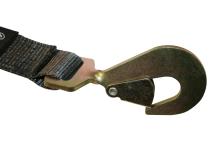 Ratcheting Axle Strap 2 inchx10 Foot 10k LB BS Black Bulldog Winch
