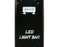 Rocker Switch On/Off 5 Pin LED Light Bar White Bulldog Winch