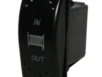 Winch In Out Switch 4 pin White Momentary(In) Center Off Momentary(Out) White Bulldog Winch