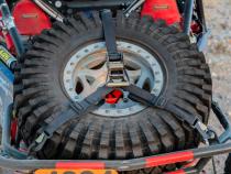 Horizontal Tire Ratcheting Y Tie-Down Strap Bulldog Winch