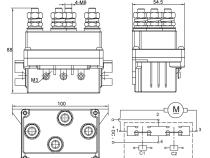 500A Contactor Replacement for 10057x 10063x Bulldog Winch